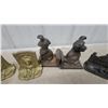 Image 3 : Cast Metal Bookend Collection: Lion Head, and Dog Designs, Four Pairs and More