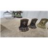 Image 5 : Cast Metal Bookend Collection: Lion Head, and Dog Designs, Four Pairs and More