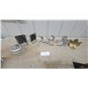 Image 1 : Silver-Tone Metal Book Ends Dish, Pewter-Lidded and More