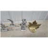Image 2 : Silver-Tone Metal Book Ends Dish, Pewter-Lidded and More
