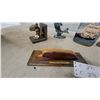 Image 5 : Brass Sailboat Sculpture on Wood and Stone Base Book Ends and More