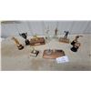 Image 1 : Collection of Vintage Sports Trophies with Wood and Acrylic Bases, Gold and Silver Tone