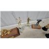 Image 3 : Collection of Vintage Sports Trophies with Wood and Acrylic Bases, Gold and Silver Tone