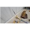Image 9 : Vintage Mid-Century Modern Desk topBrass Railway Pen Holders, Desk Accessories