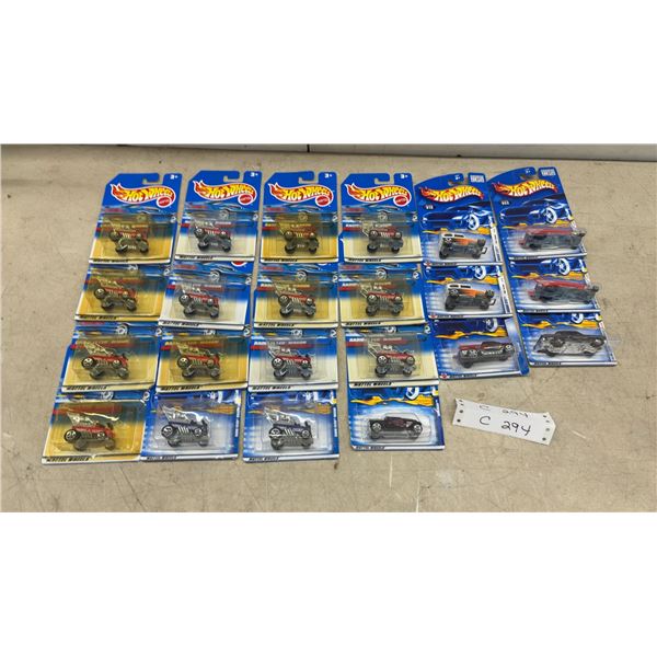 22 Hot Wheels Radio Flyer Wagon, Midnight Otto, '57 Roadster, Ford Thunderbolt, Jester, and More