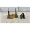 Image 6 : Western-Themed Bronze and Brass Bookends, Figurines, and More