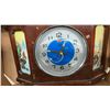 Image 8 : Hand-Carved Wooden Fireplace Bookends, Mantel Clock, and Dog Bookends
