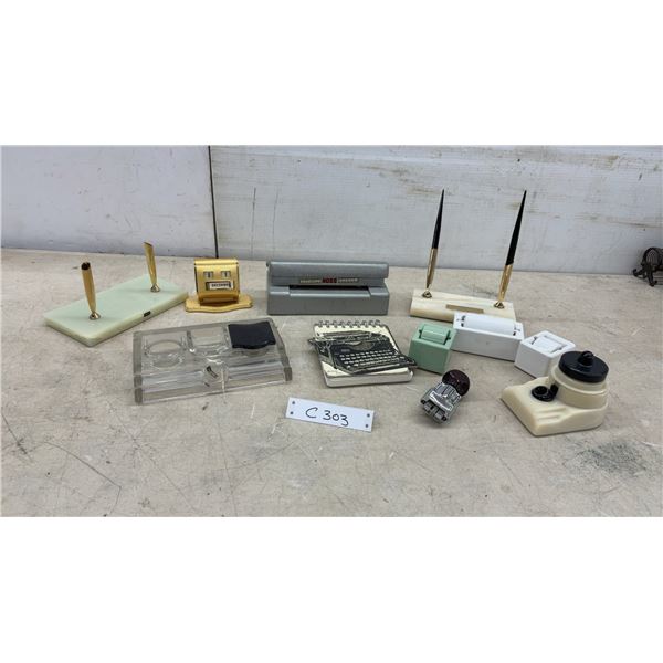 Ross Envelope Opener U.S. Patent 2,776,140, Pen Holders, Desk Accessories, and More