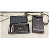 Image 2 : Vintage Ansco Anscoflex II TLR Camera with Case and Voigtländer Folding Bellows Camera