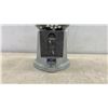 Image 3 : Silver-Painted Gumball Machine with Glass Globe and Round Gumballs