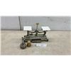 Image 1 : Henry Troemner Balance Scale with Cast Iron and Brass Weights and More