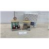 Image 1 : Figi Graphics Gas 'N Go Bookends Model BE-ORA-201 Vintage Gas Station Themed Set, New in Box