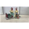 Image 4 : Figi Graphics Gas 'N Go Bookends Model BE-ORA-201 Vintage Gas Station Themed Set, New in Box
