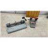 Image 6 : Vintage Office Lot: Metal Card File Box, Three-Hole Punch, Staplers, Sort-All, Cash Box and More