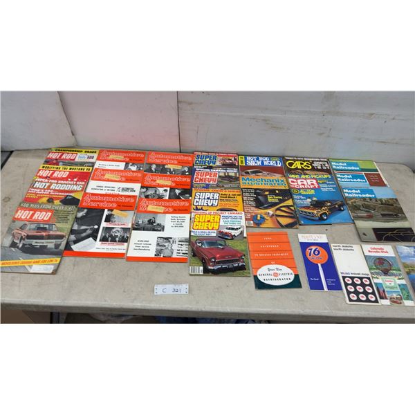 Vintage Hot Rod, Super Chevy, Automotive Service in Canada Magazines, Maps, and More