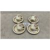 Image 1 : Set of 4 Grindley Duraline Fry's Hot Chocolate Demitasse Cups and Saucers, 1960