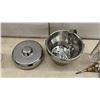 Image 5 : Royal Charter Hudson's Bay Rye Whisky Ceramic Decanters, Seltzer Bottle, Ice Bucket Vintage Stir