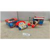 Image 1 : Fisher-Price Chatter Telephone #747 and Little Snoopy #693 Pull Toys with Original Boxes