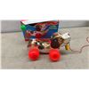 Image 3 : Fisher-Price Chatter Telephone #747 and Little Snoopy #693 Pull Toys with Original Boxes