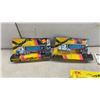 Image 2 : AFX Speed Steer Aurora Racing Team Slotless Semi-Trucks and Trailers Lot of 4
