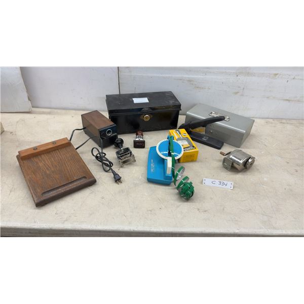 ENM A333 Automatic Numerator, Pencil Sharpener, Label Maker, Lockboxes, and More
