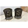 Image 4 : Two Pairs of Vintage Cast Metal Bookends, Bronze Harry Truman, and Door Knocker