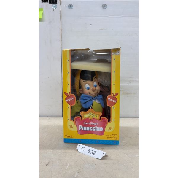 Telco Disney Classics Walt Disney's Pinocchio Animated Singing Display Figure