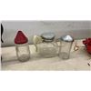 Image 4 : Seth Thomas Apple Wall Clock, Vintage Teapots, Glass Sugar Dispensers, and More