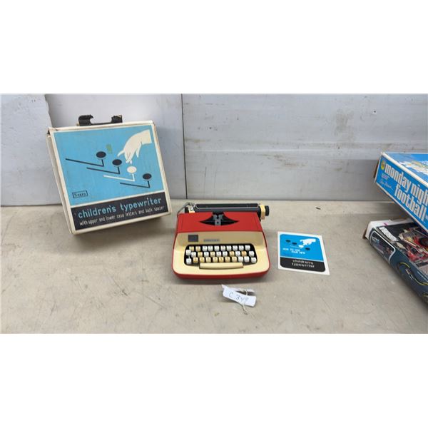 Sears Deluxe Children's Mechanical Typewriter with Original Box and Manual