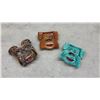 Image 4 : Dog-Themed Collectibles Lot: English Shepherd Mugs, Figurines, Plaques, Clock, (Has Damage