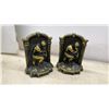Image 2 : Cast Iron "The Thinker" Bookends, Baoding Balls in Cases, and Buddha Statue