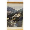 Image 5 : Framed Canadian Pacific Railway Print of Kicking Horse Canyon, Canadian Rockies, 21 x 25"
