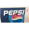 Image 4 : Pepsi Plastic Wall-Mount Retail Display Sign with Raised Lettering and 3D Globe Logo, 32 x 28"