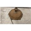 Image 2 : Vintage Torchiere Floor Lamp with Three Side Arms and Cast Iron Base