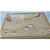 Image 3 : Frederic Remington "The Smoke Signal" Print in Wooden Frame, 29 x 41"