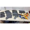 Image 1 : Tyco HO Scale Slot Car Track Pieces, Controllers, Power Supply, and More