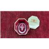 Image 2 : Vintage Biltmore Hats Octagonal Promotional Box with Miniature Red Plastic Hat Insert