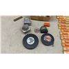 Image 3 : Two Safety-Glow Canada Exit Signs, Perth's Rulers, Tape Measures, Apron, and More