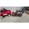 Image 2 : Ceramic Vintage Automobile Planter and Ornaments Circa 1975, and Vintage Auto Glasses and Cups