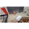 Image 3 : 1982 Coca-Cola Commemorative Serving Tray, Bottle Caps, Glasses, Water Bottle, and More