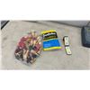 Image 7 : Vintage Games Lot: Chinese Checkers, Carved Cribbage Board, Ring Toss, Ping-Pong Net, and More