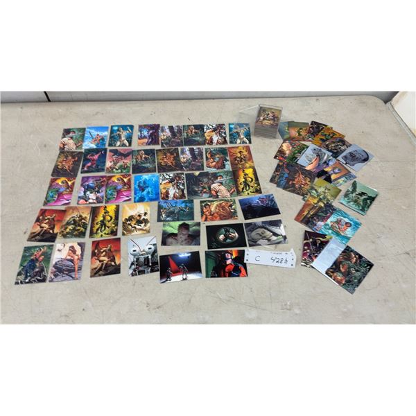 Collection of Conan the Barbarian and Fantasy Art Trading Cards and More