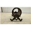 Image 2 : Antique Dumore Cast Iron and Wire Spring Letter Holder Rack