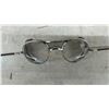 Image 3 : Vintage Industrial Safety Glasses with Perforated Metal Side Shields and Cable Temples