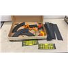 Image 3 : Aurora AFX Skyway Patrol HO Scale Road Set and Ultra 5 Grand Challenge Slotless Race Set.