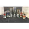 Image 4 : Vintage Branded Beer Glass Collection: Stella Artois, Budweiser, Hamm's, Labatt's, and More