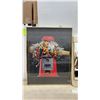 Image 4 : Framed Gumball Machine Print, 28 x 22" and Wall Mirror with Gold-Tone Trim, 24 x 16"