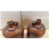 Image 4 : Vintage Amber Finger Jugs, Clear Apothecary Bottle, and J.R. Watkins Co. Bottle with Product