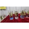 Image 2 : Set of 6 Vintage 1950s Davy Crockett Indian Fighter Hero of the Alamo Glass Tumblers
