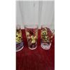Image 7 : Set of 6 Vintage 1950s Davy Crockett Indian Fighter Hero of the Alamo Glass Tumblers